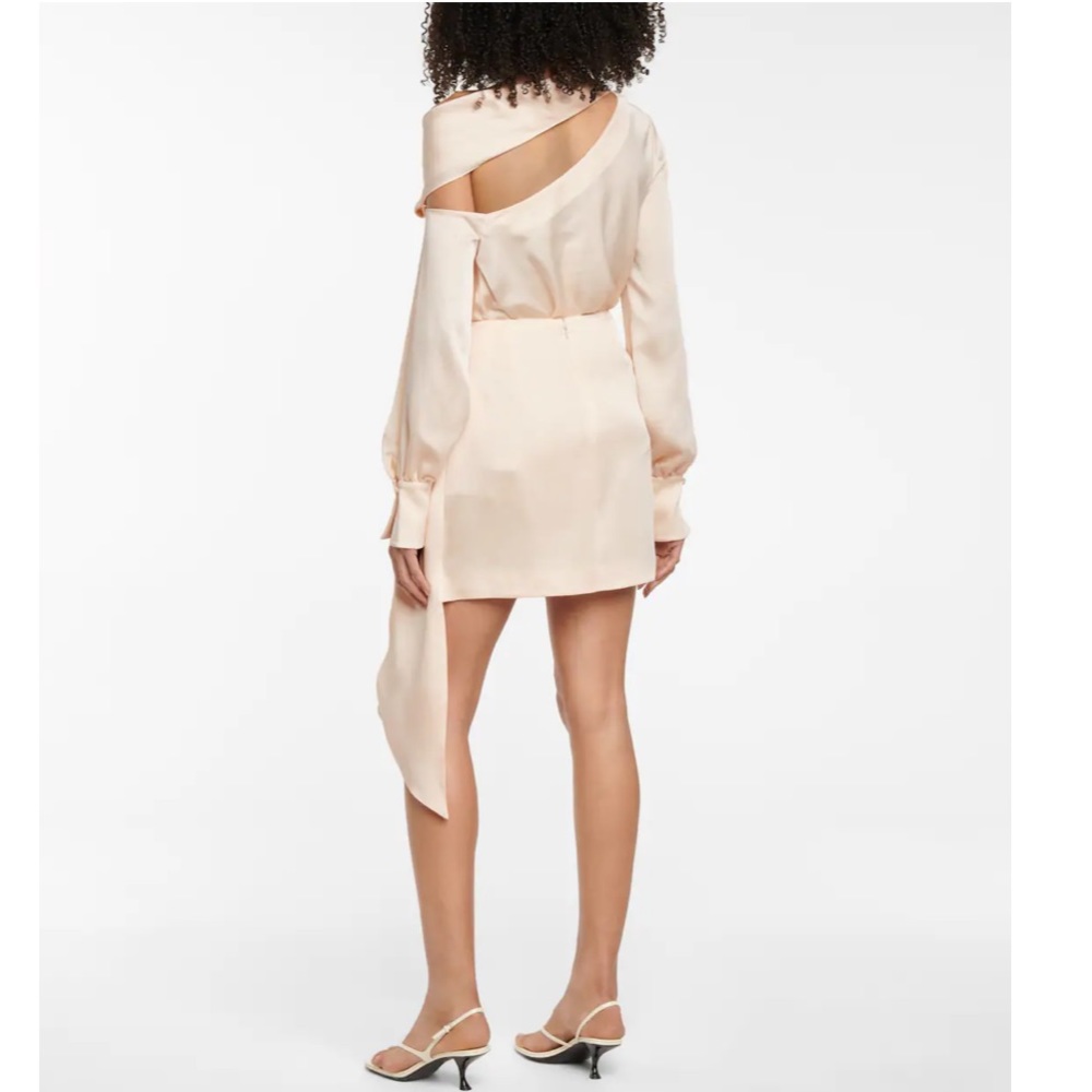 Jonathan Simkhai Mae Satin Miniskirt